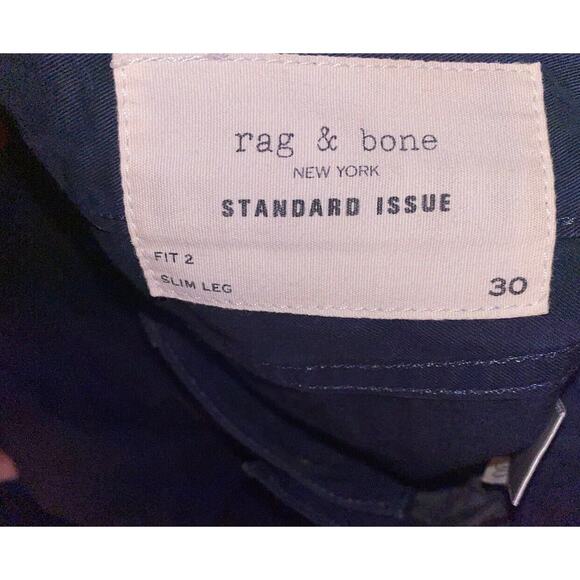 rag & bone Men's Straight Jeans - Dark Blue - Picture 5 of 5